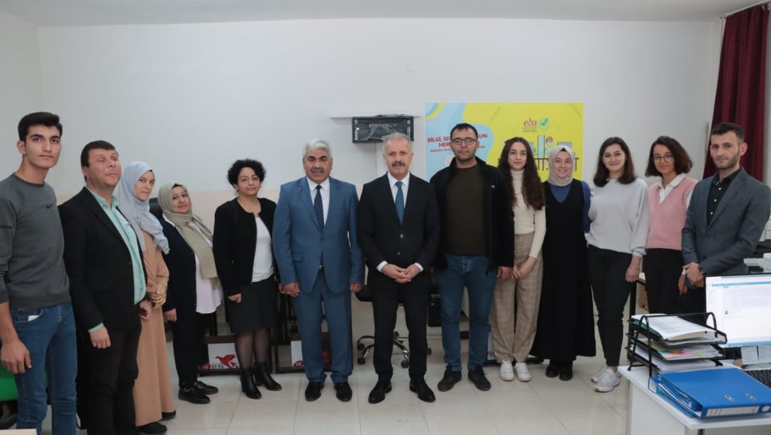 Sivas İl Milli Eğitim Müdürü Necati Yener İlçe Milli Eğitim Müdürlüğümüzü Ziyaret Etti
